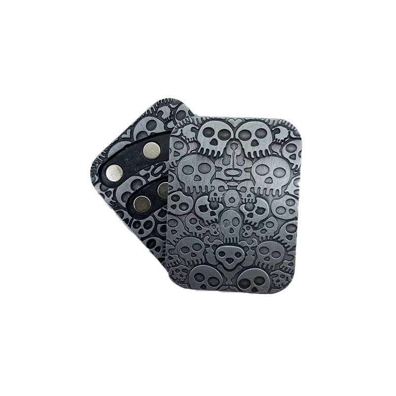 Metal Skull Fingertip Slider Toy