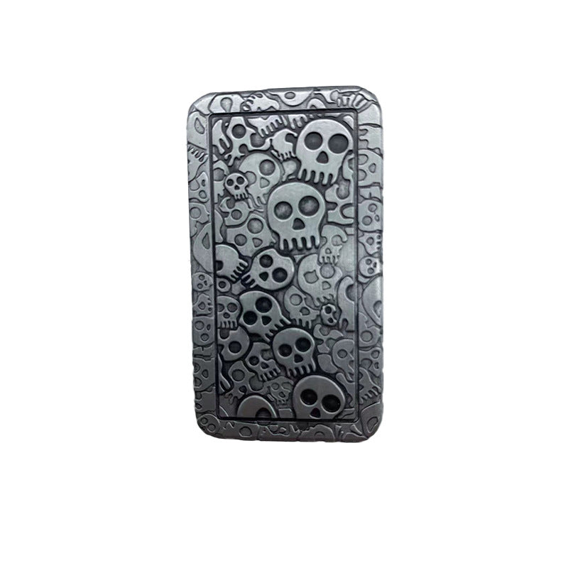 Metal Skull Fingertip Slider Toy