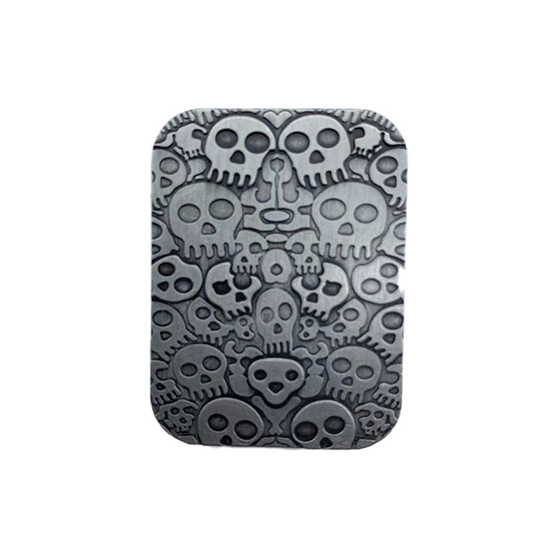 Metal Skull Fingertip Slider Toy